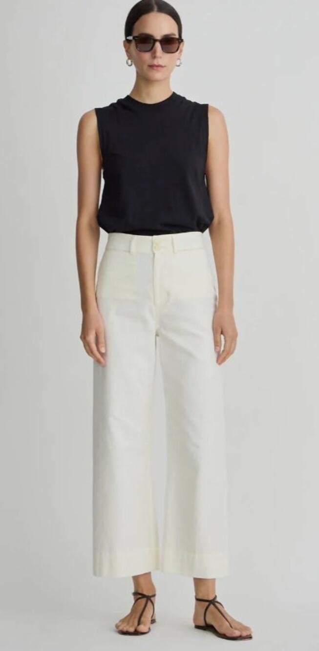 Apiece Apart Merida Pants in Cream Women's Sz. 0 - Picture 8 of 8